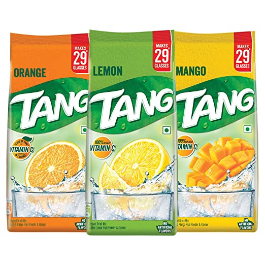 Tang Instant Drink Mix Combo (Orange, Lemon And Mango, 500G Each), 1500 G :  Amazon.In: Grocery & Gourmet Foods