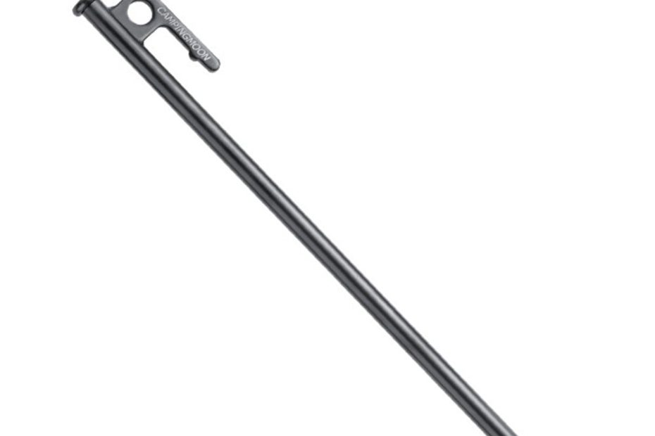 Campingmoon Heavy Duty Carbon Steel Black Coating Tent Stake Pegs Hard  Ground - Walmart.Com