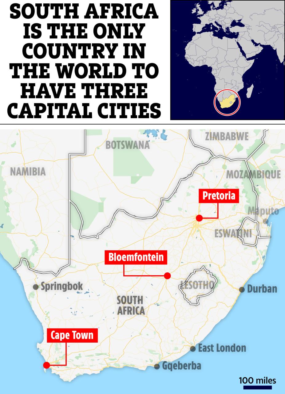 What country has three capital cities? | The Irish Sun What Country Has Three Capital Cities? | The Irish Sun