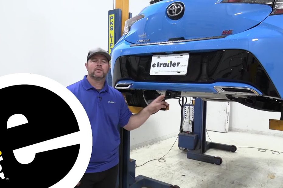 Etrailer | Curt Trailer Hitch Installation - 2020 Toyota Corolla Hatchback  - Youtube